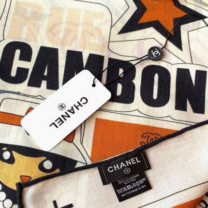 CHANEL 26S SCARF 135 IN SILK AND CASHMERE 511211