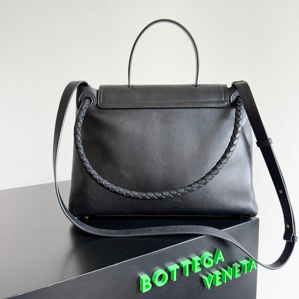 MEDIUM CIAO CIAO 34 IN BLACK CALFSKIN