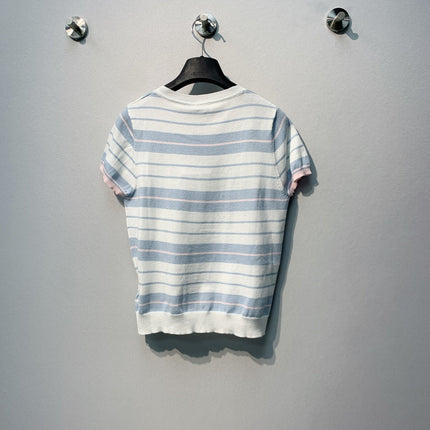 CHANEL 26S SHORT-SLEEVE KNIT TOP STYLE 1081