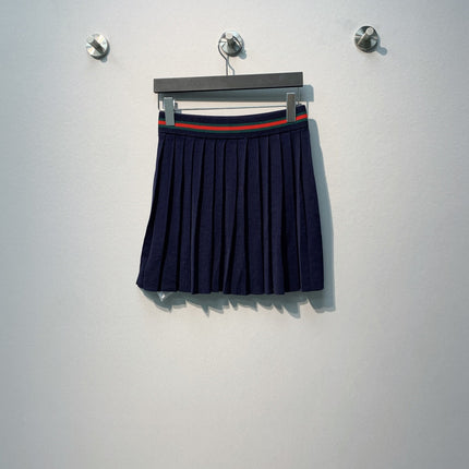 GUCCI 26S PLEATED KNIT MINI SKIRT 566