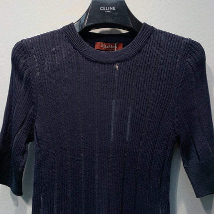26S SHORT-SLEEVE KNIT TOP 268