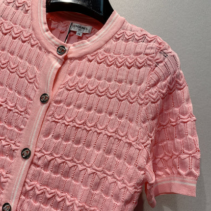 CHANEL 26S SHORT-SLEEVE KNIT TOP 1461
