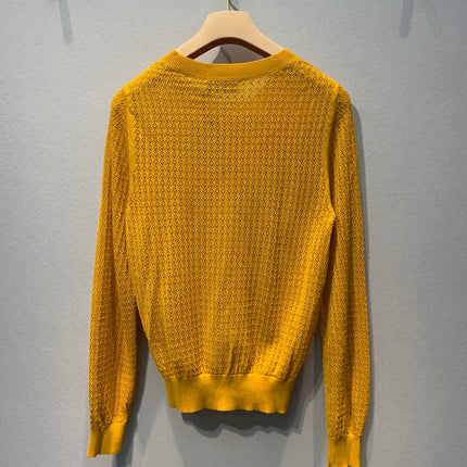 MIUMIU 26S ROUND-NECK KNIT CARDIGAN 1387