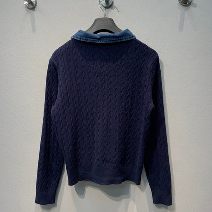 MIUMIU 26S LONG-SLEEVE KNIT SWEATER 1384
