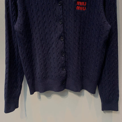 MIUMIU 26S LONG-SLEEVE KNIT SWEATER 1384