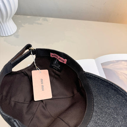 MIUMIU 26S BASEBALL CAP 343797