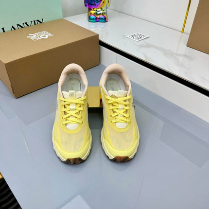 LOEWE 26S RUNNING SNEAKERS IN LIGHT YELLOW MESH