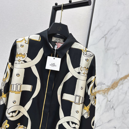 HERMES 25S SILK SHIRT 379