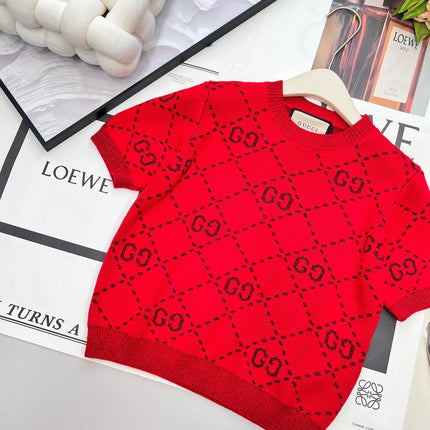 GUCCI SHORT-SLEEVE KNIT TOP STYLE 24