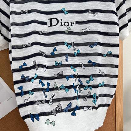 DIOR 26S SHORT-SLEEVED SWEATER 1269