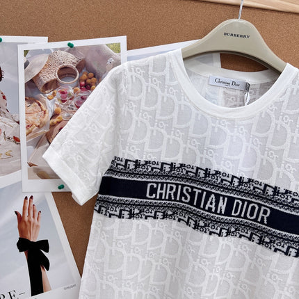DIOR 26S SHORT-SLEEVED SWEATER 1245
