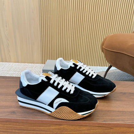 TOM FORD SNEAKERS IN BLACK SUEDE 432171