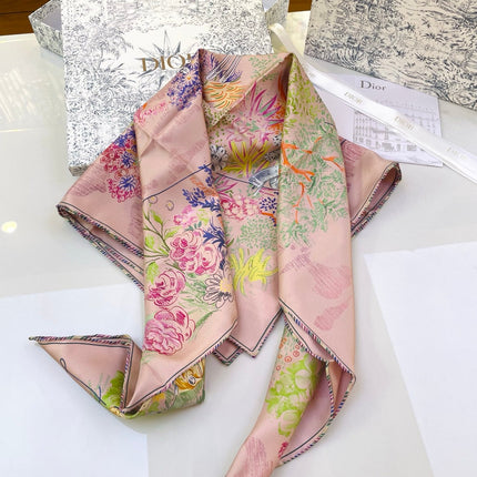 DIOR 26S SCARF 90CM IN SILK 318396