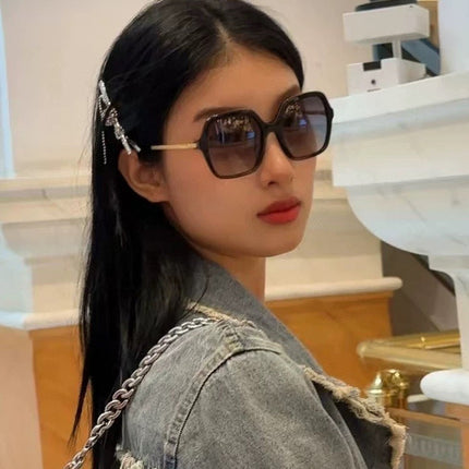 SQUARE FRAME SUNGLASSES G6640 IN METAL