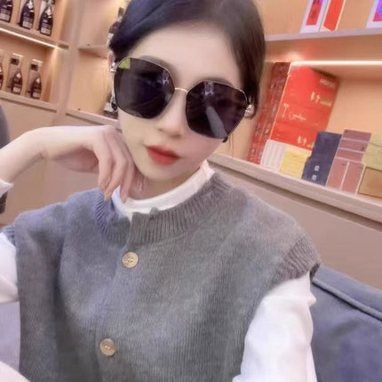 OVERSIZED SQUARE FRAME SUNGLASSES G1639 IN METAL
