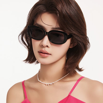 RECTANGULAR FRAME SUNGLASSES G0320 IN ACETATE