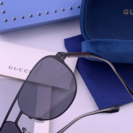 GUCCI 26S AVIATOR FRAME IN METAL 422538