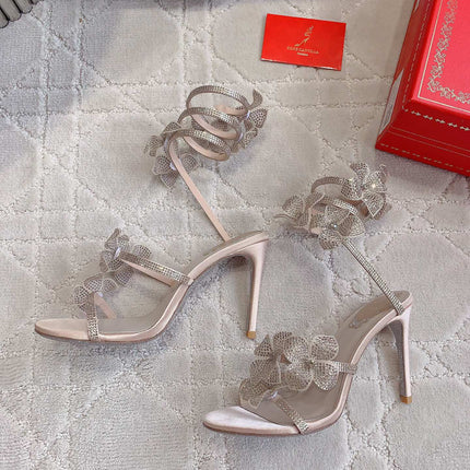 FLORIANE NUDE PINK SANDAL 95 MM