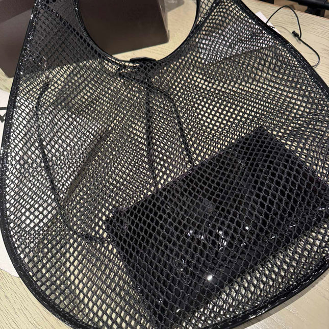 ONE PIECE MEDIUM BAG 43 IN BLACK FISHNET