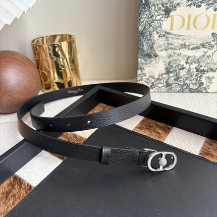 DIOR 26S BELT 20 MM IN BLACK CALFSKIN 656804