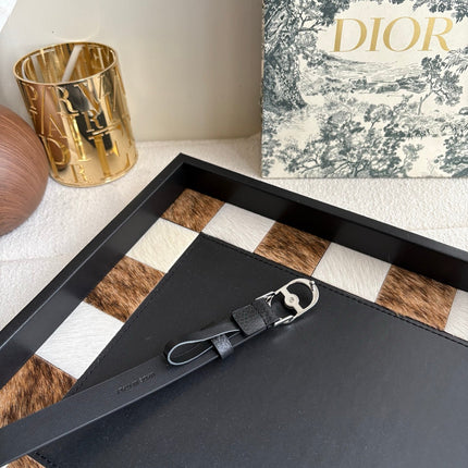 DIOR 26S BELT 20 MM IN BLACK CALFSKIN 656804