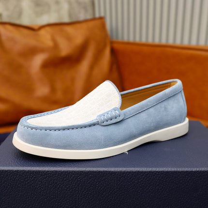 CD GRANVILLE BASIC LOAFER LIGHT BLUE-GRAY JACQUARD