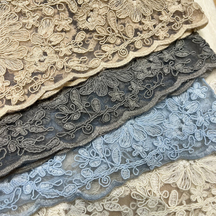 LP 26S EMBROIDERED CASHMERE PANTS 628
