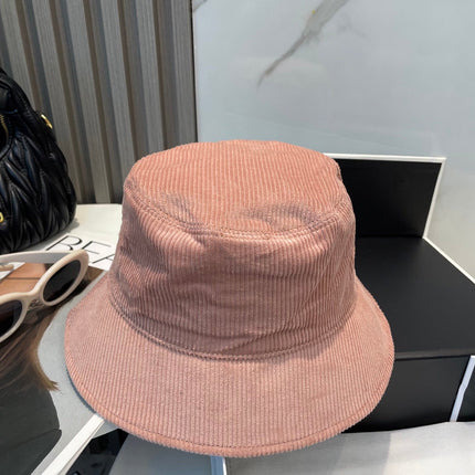 MIUMIU BUCKET IN PEACHY PINK VELVET WITH LOGO