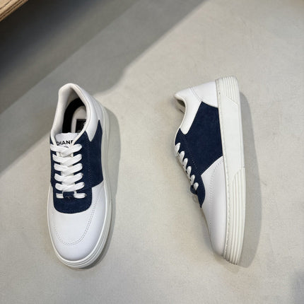 CC SNEAKERS TRAINERS BLUE SUEDE LEATHER