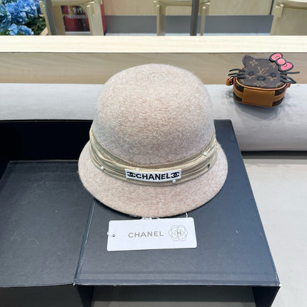 BUCKET HAT IN BISQUE BEIGE WOOL BLEND 426246