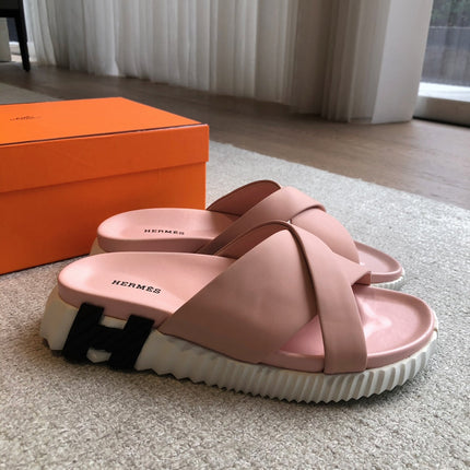HM INFRA SANDAL BABY PINK CALFSKIN