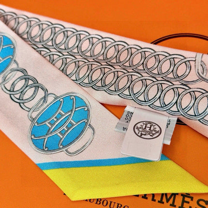 HERMES 26S TWILLY SCARF 86 IN SILK 498650