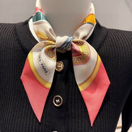 HERMES 26S TWILLY SCARF 86 IN SILK 496193