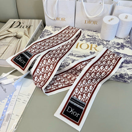DIOR 26S SCARF 100CM IN SILK 316476