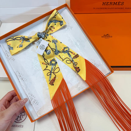 HERMES 26S TWILLY SCARF 86 IN SILK 492609