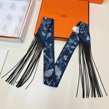 HERMES 26S TWILLY SCARF 86 IN SILK 492611