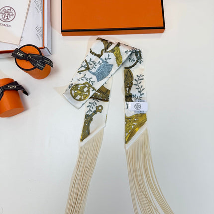 HERMES 26S TWILLY SCARF 86 IN SILK 498689
