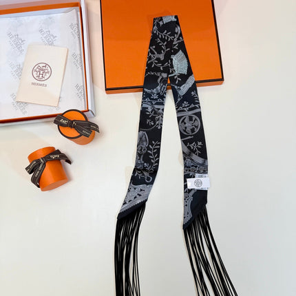 HERMES 26S TWILLY SCARF 86 IN SILK 498690