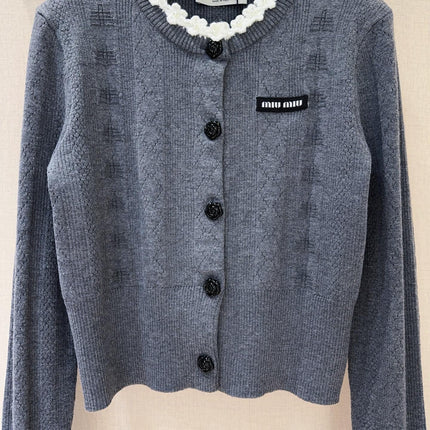 MIUMIU 26S KNIT CARDIGAN 948