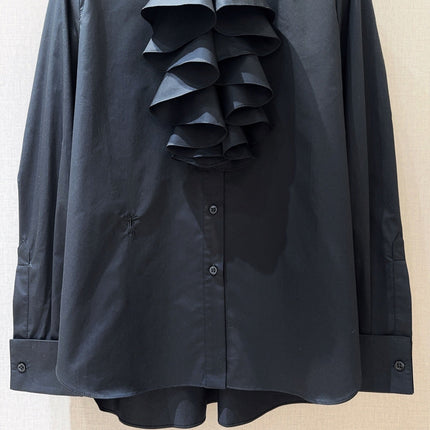 DIOR 25S PLEATED SHIRT 866