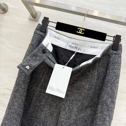 MAX MARA 25S WIDE-LEG KNIT PANTS 665256