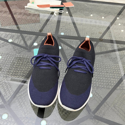 LP 360 LP FLEXY WALK SNEAKER NAVY AND BLACK WOOL
