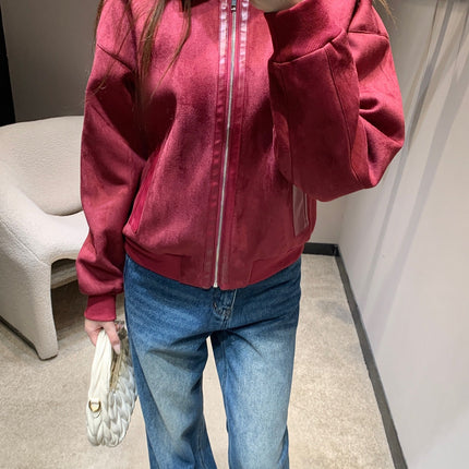 HERMES 25S SUEDE JACKET 385