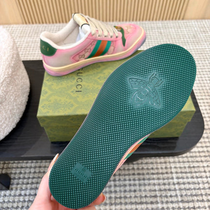 GUCCI 26S SNEAKERS IN PINK GRADIENT CANVAS