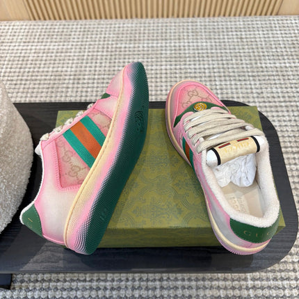 GUCCI 26S SNEAKERS IN PINK GRADIENT CANVAS