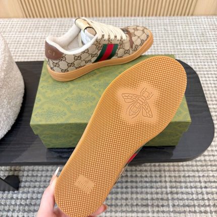 GUCCI 26S SNEAKERS IN BROWN GG CANVAS