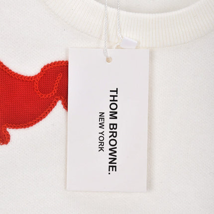 THOM 26S ROUND-NECK KNIT SWEATER 325