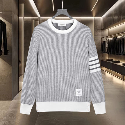 THOM 26S ROUND-NECK KNIT SWEATER 324