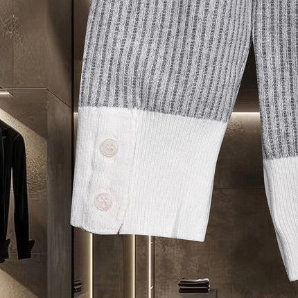 THOM 26S ROUND-NECK KNIT SWEATER 324