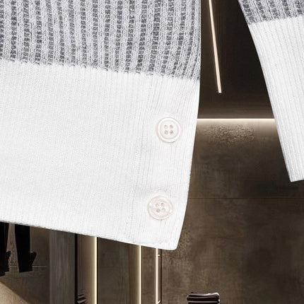 THOM 26S ROUND-NECK KNIT SWEATER 324